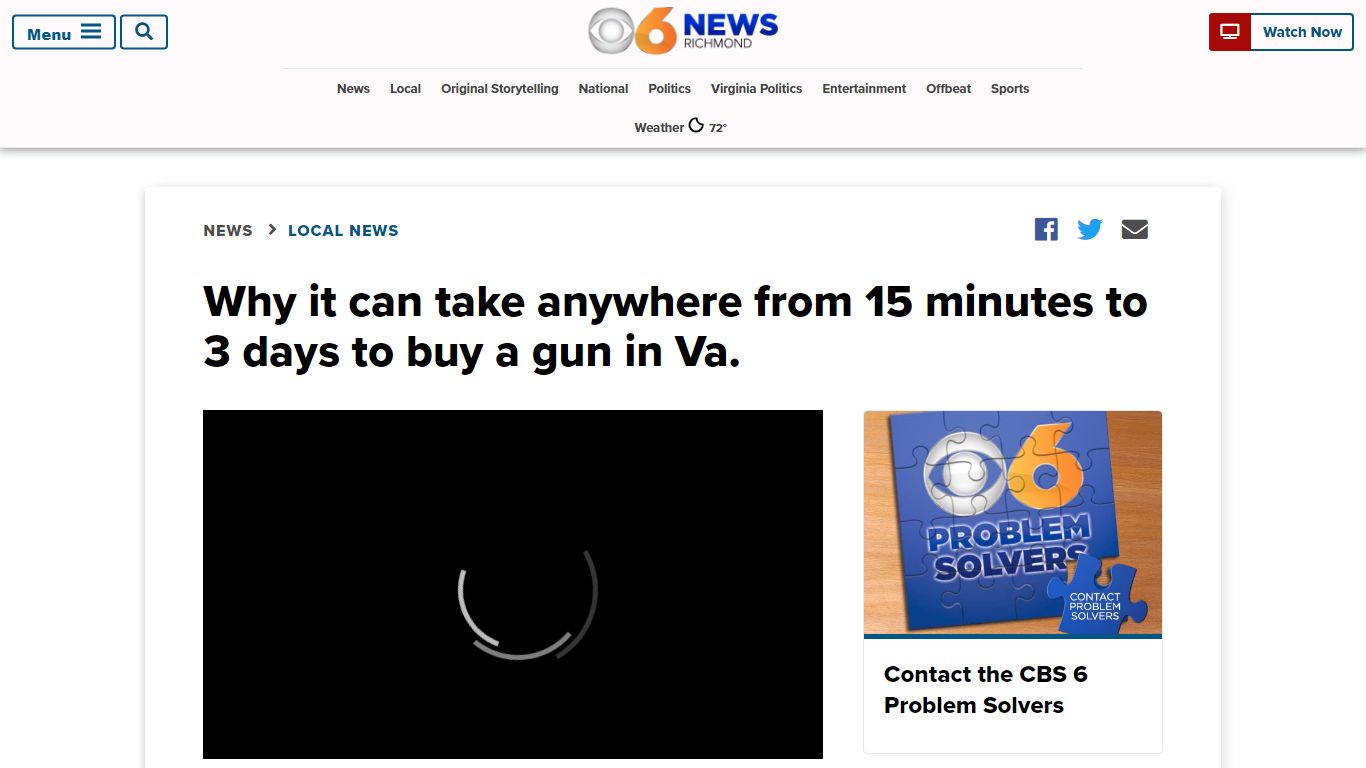 Why it can take anywhere from 15 minutes to 3 days to buy a gun ... - WTVR